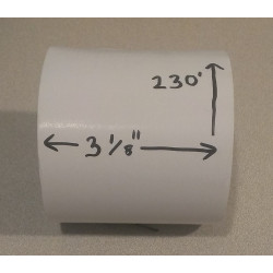 Premium POS Terminal Rolls 3 1/8" x 230'