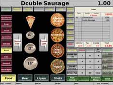 pos custom pizza order screen